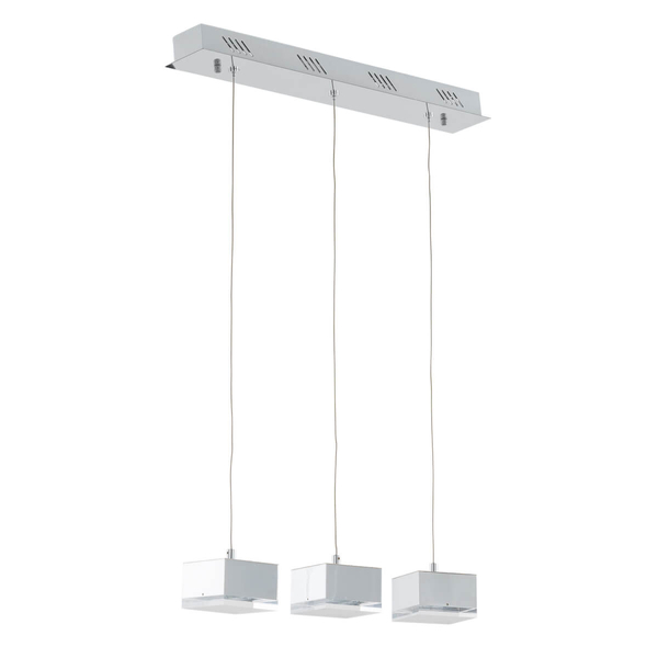 Potrójna lampa wisząca Seth MD14009016-3A Italux LED 12,6W 3000K chrom