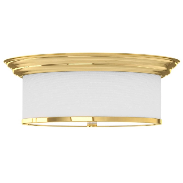 Natynkowa lampa sufitowa Famburo plafoniera do sypialni złota