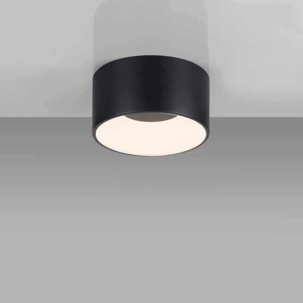Lampa nasufitowa Tanika 14325-18 Just Light LED 13W 3000K krążek czarna OUTLET