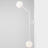 Modernistyczny kinkiet PURE 1064D_2 Aldex szklane kule balls białe