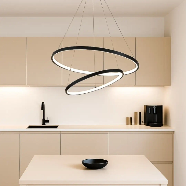 Regulowany zwisający żyrandol Beliza 72345 LED 75W 3000-6500K czarny