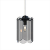 Jadalniana lampa zwisająca Nira MD3523-1-EBCN Zumaline czarna przydymiona