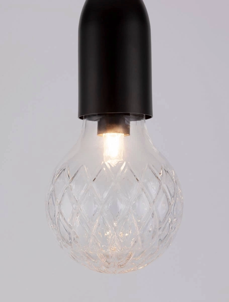 Wisząca lampa loftowa BANI LE42714 do przedpokoju czarna