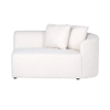 Klasyczna sofa Grayson S5200-AR WHITE FURRY Richmond Interiors pluszowa biała