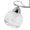 Lampa sufitowa 2982/2 8C z witrażowymi kloszami chrom