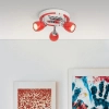 Potrójna lampa sufitowa Racing G56134/71 auto do pokoju dziecięcego czerwona