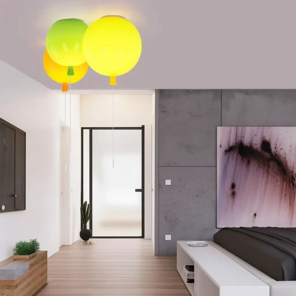 Dekoracyjna lampa Baloon LWBAL-N do pokoju dziecięcego niebieska