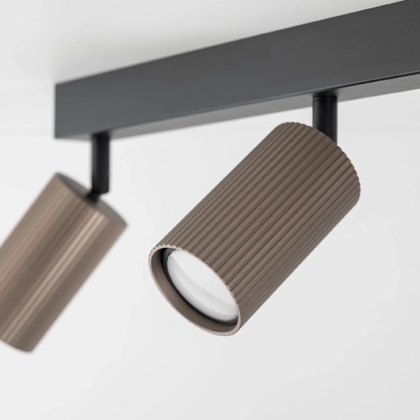 Nowoczesna lampa sufitowa Tune 16148 tubki na podsufitce brązowy