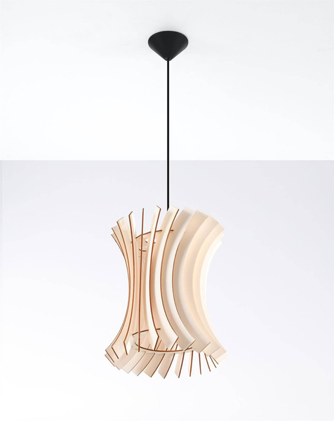 Ekologiczna lampa wisząca SL.0642 sypialniany zwis drewno