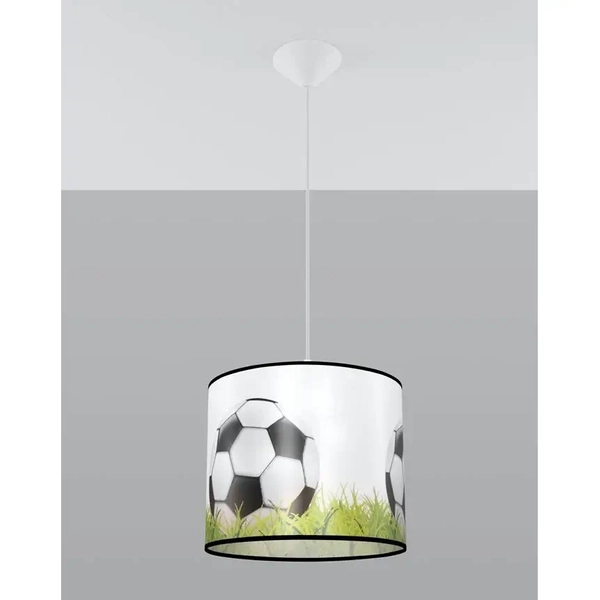 Wisząca lampa Piłka SL.1428 Sollux abażur dla dziecka wielokolorowa