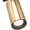 Złota tuba do systemu szynowego Lea regulowana lampa sufitowa