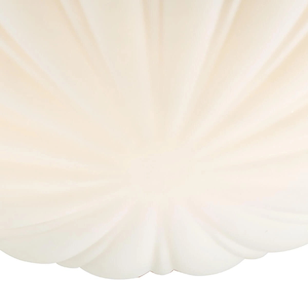 Lampa sufitowa Cafe CAF502 Dar Lighting muszelka szklana IP44 biała