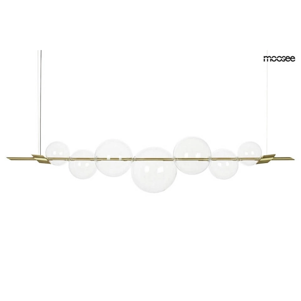 Molekułowa lampa zwisająca Echo MSE010100348 Moosee LED 16W 3000K szklana złota