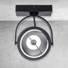 Natynkowa LAMPA sufitowa LUGAR ML5704 Milagro okrągła OPRAWA metalowy spot reflektorek regulowany czarny