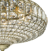 Wisząca lampa kryształowa Asmara ASM0675 mosiądz przezroczysty
