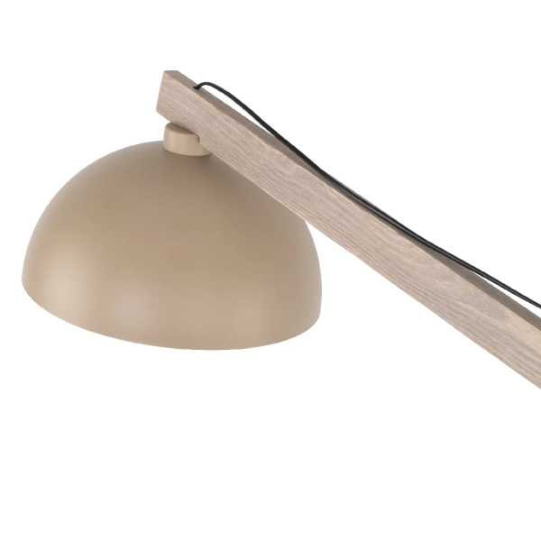 Naturalna podłogowa lampa Oslo Sabia 16130 drewniana beżowy