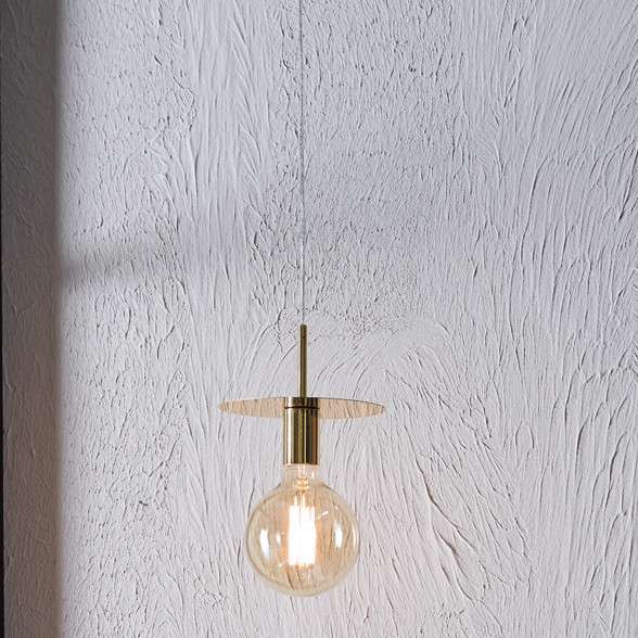 LAMPA wisząca DISC 106150 Markslojd metalowa OPRAWA zwis na przewodzie mosiądz