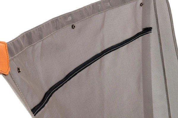 Fotel na stelażu ARNI HIGH XW-01.BLUE z podnóżkiem czarny