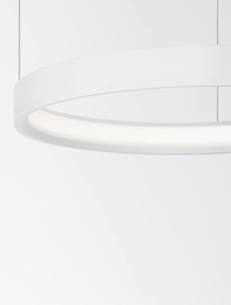 Lampa wisząca okrągła ZACAPU LE42795 pierścień LED 30W 3000K biały