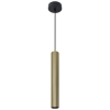 Wisząca lampa podłużna Lungomare 326140 nad stół tuba złota czarna