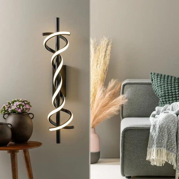 Sufitowa lampa spirala Amalie G99816/06 LED 16W 3000K czarny