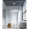 Minimalistyczna lampa sufitowa Kengo 1405 do salonu okrągła złota