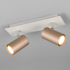 Sufitowa lampa regulowana VANTOS DL265802400 Trio tuby metalowe brązowe białe