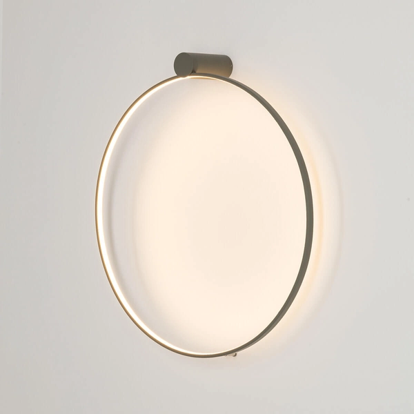 Ścienno-sufitowa lampa Circolo 11402 Nowodvorski LED 21W 3000K okrągły oliwkowy