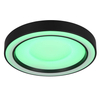 Plafon sypialniany Arco R65091432 LED 22W 2700-6000K funkcja RGB czarny