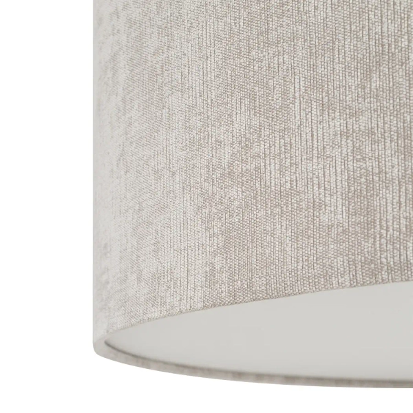 Tkaninowa lampa wisząca CEDRO 11665 z abażurem beżowa