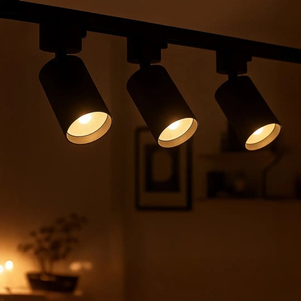 Szynowa lampa sufitowa 1-fazowa Tiger Track ML2336 tubka czarny