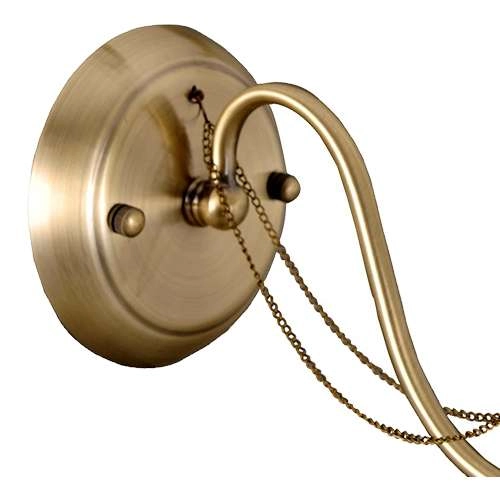 LAMPA ścienna METAMO MB38083-1 Italux klasyczna OPRAWA kinkiet biały złoty