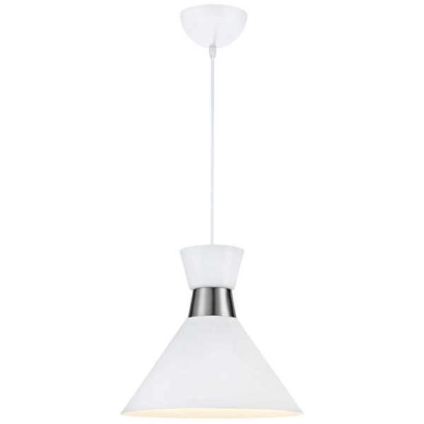 Wisząca lampa skandynawska WAIST 106801 Markslojd stożkowa biała