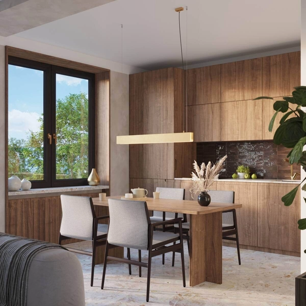 Lampa zwis nad wyspę Spark SL.1396 prostokątna do jadalni złota