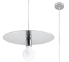 LAMPA wisząca SL.0854 metalowa OPRAWA zwis loftowy dysk chrom