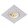 Sufitowe oczkoTUBE 22955/01/31 Lucide do salonu metalowe białe