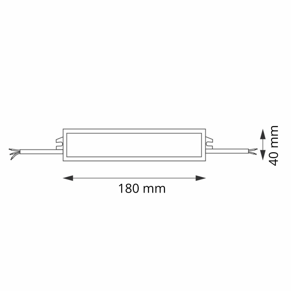 Zasilacz stałonapięciowy do taśm led 317308 IP67 LED 12V 50W srebrny