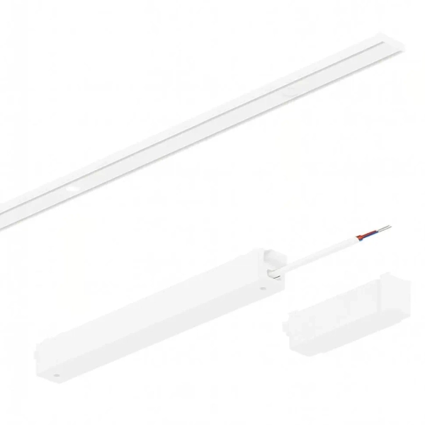 Szynowy zasilacz magnetyczny Slim Magnetic ML2228 100W 24V biały