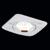 Oczko LAMPA sufitowa Bello IP44 Orlicki Design metalowa OPRAWA wpust kwadratowy chrom