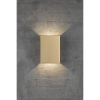 Ścienna lampa zewnętrzna Fold 2019051035 LED 10,4W 3000K IP54 mosiądz