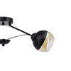 Loftowa LAMPA sufitowa 1018/2 BL Elem metalowa OPRAWA czarne