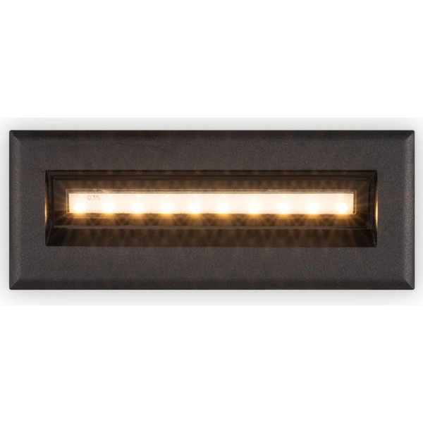 Lampa schodowa wpuszczana Bosca O045SL-L5B3K LED 5W czarna