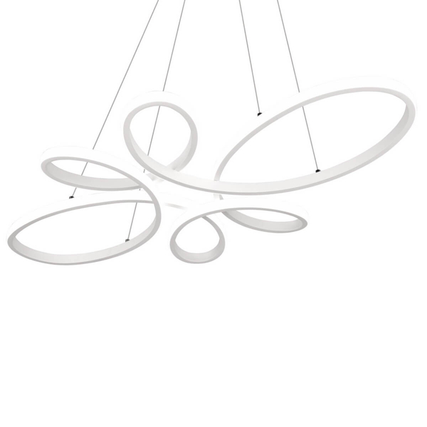 Nowoczesna lampa wisząca do salonu Fly 345619131 LED 32W 4000K biała