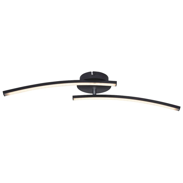 Plafon LAMPA sufitowa TANSY 67129-12 Globo metalowa OPRAWA listwy LED 12W 3000K-6000K ruchome czarne