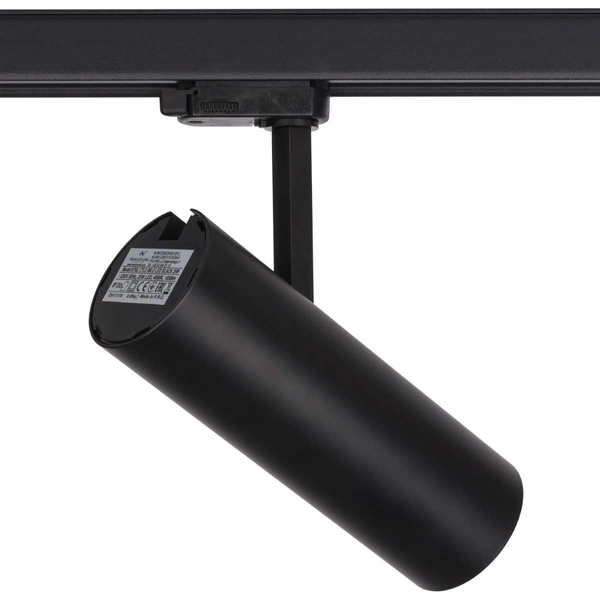 Sufitowa LAMPA regulowana MILO 8760 Nowodvorski metalowa OPRAWA tuba LED 25W 3000K do systemu szynowego 3 - fazowego czarna