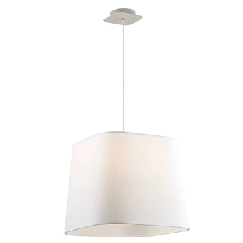 LAMPA wisząca MITO MA04581C-001-01 Italux abażurowa OPRAWA zwis biały
