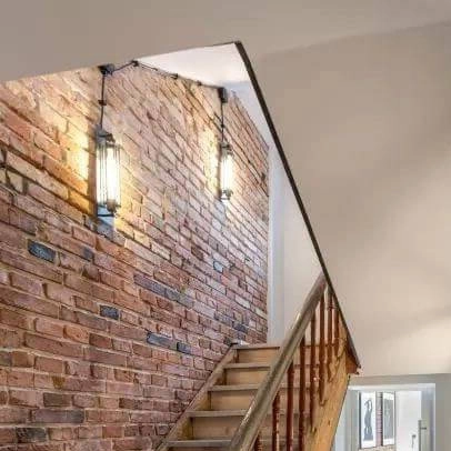 Industrialna lampa ścienna RETRO 1010BL0009 metalowa kinkiet retro czarny