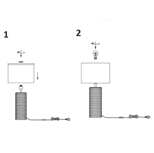 Stojąca LAMPA stołowa PROUD 107483 Markslojd abażurowa LAMPKA nocna czarna