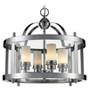 Industrialna LAMPA wisząca NEW YORK P04567CH Cosmolight okrągły zwis szklany chrom
