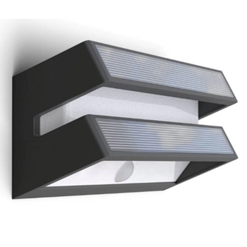 Lampa solarna na elewację BARLO 6915501335 LED 8,2W 3000K IP54 szara